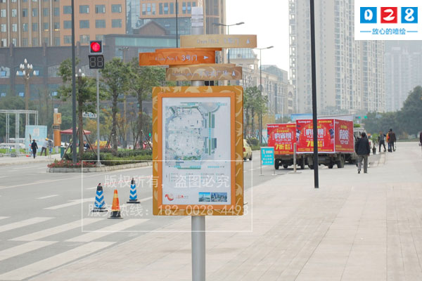 http://www.daoshibiaopai.com商場導(dǎo)視標(biāo)識系統(tǒng)安裝位置布局如何考慮？